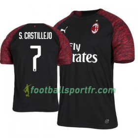 Tenue AC Milan Samu Castillejo 7 Troisième 2018-2019 Maillot de Foot
